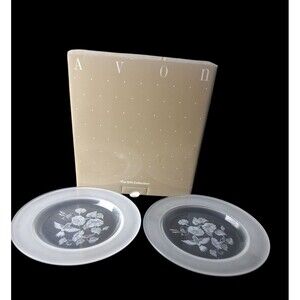 Vintage Hummingbird Avon Plates - 2-piece Set